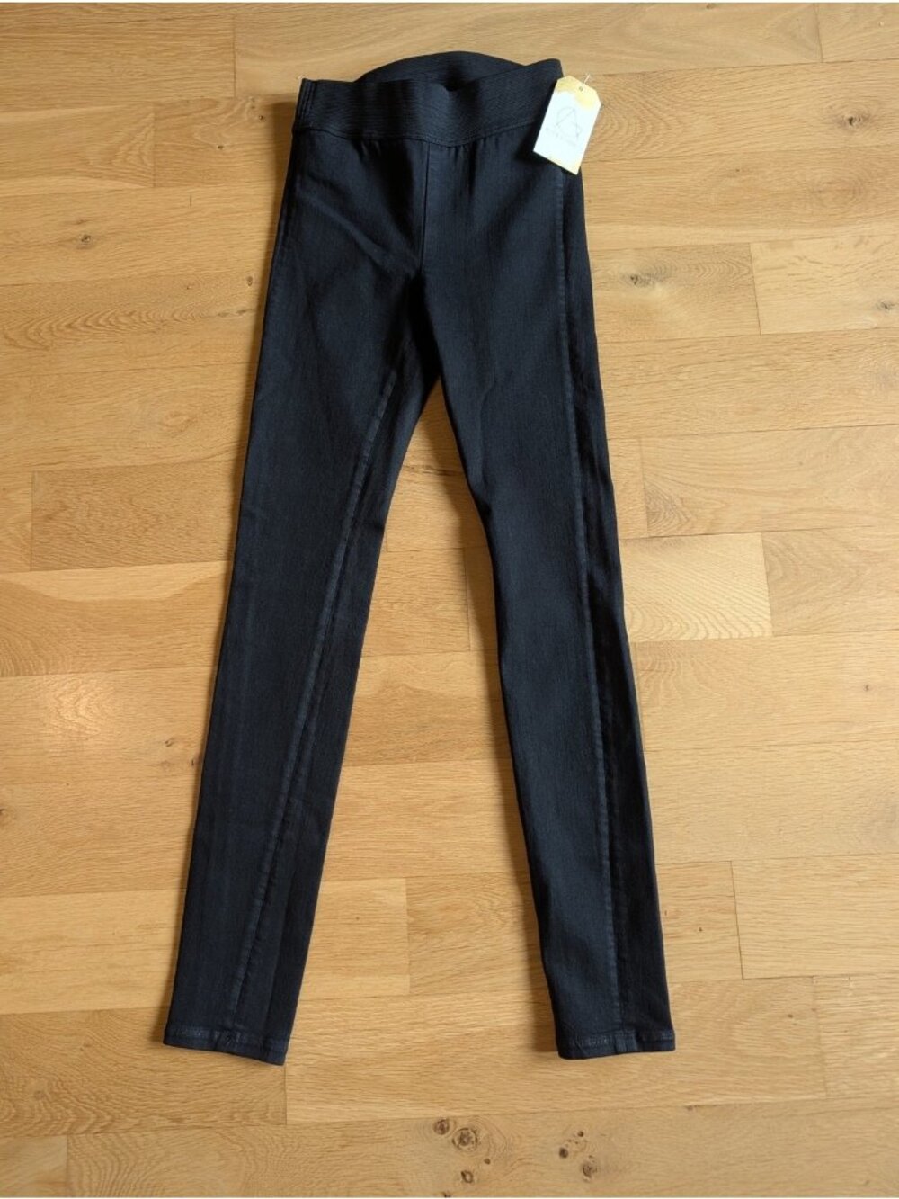 Citizens Of Humanity Black Pull On Stretch Jeggings, Size 25